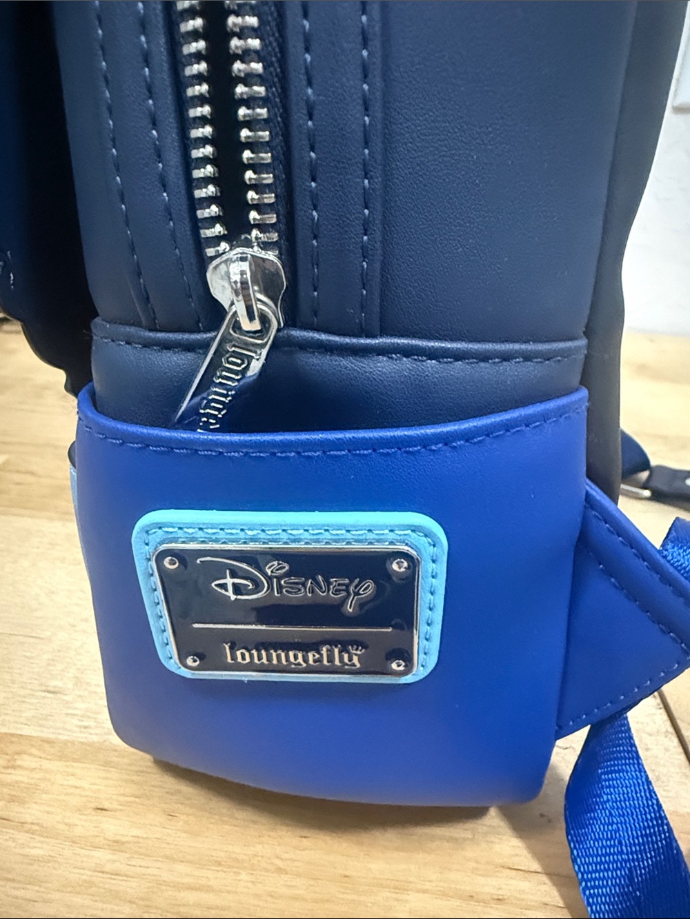 Loungefly Disney Haunted Mansion Halloween Backpack — Purple and Blue - Picture 4 of 5